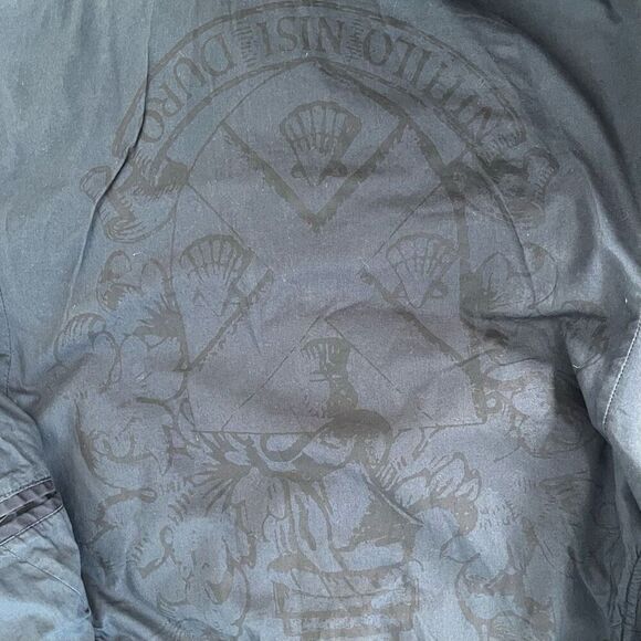 Barbour Utility Jacket Belted Gray Navy L2051 US4 - Picture 8 of 10